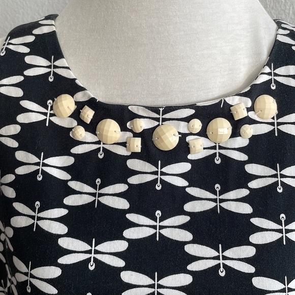 Pappagallo, Size 14 Dragonfly Button Dress - Picture 2 of 6